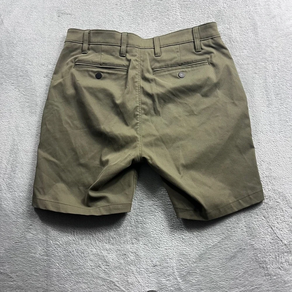 Proof Nomad Shorts Mens 29 Olive Green Technical Stretch Performance‎ Travel 7in